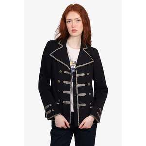 Pre-loved Chanel™ Black Spring 2006 Military Jacket Size 40